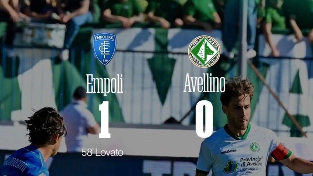 L'Avellino si ferma ad Empoli ma resta ottavo: sarà decisiva l'ultima gara contro il Modena