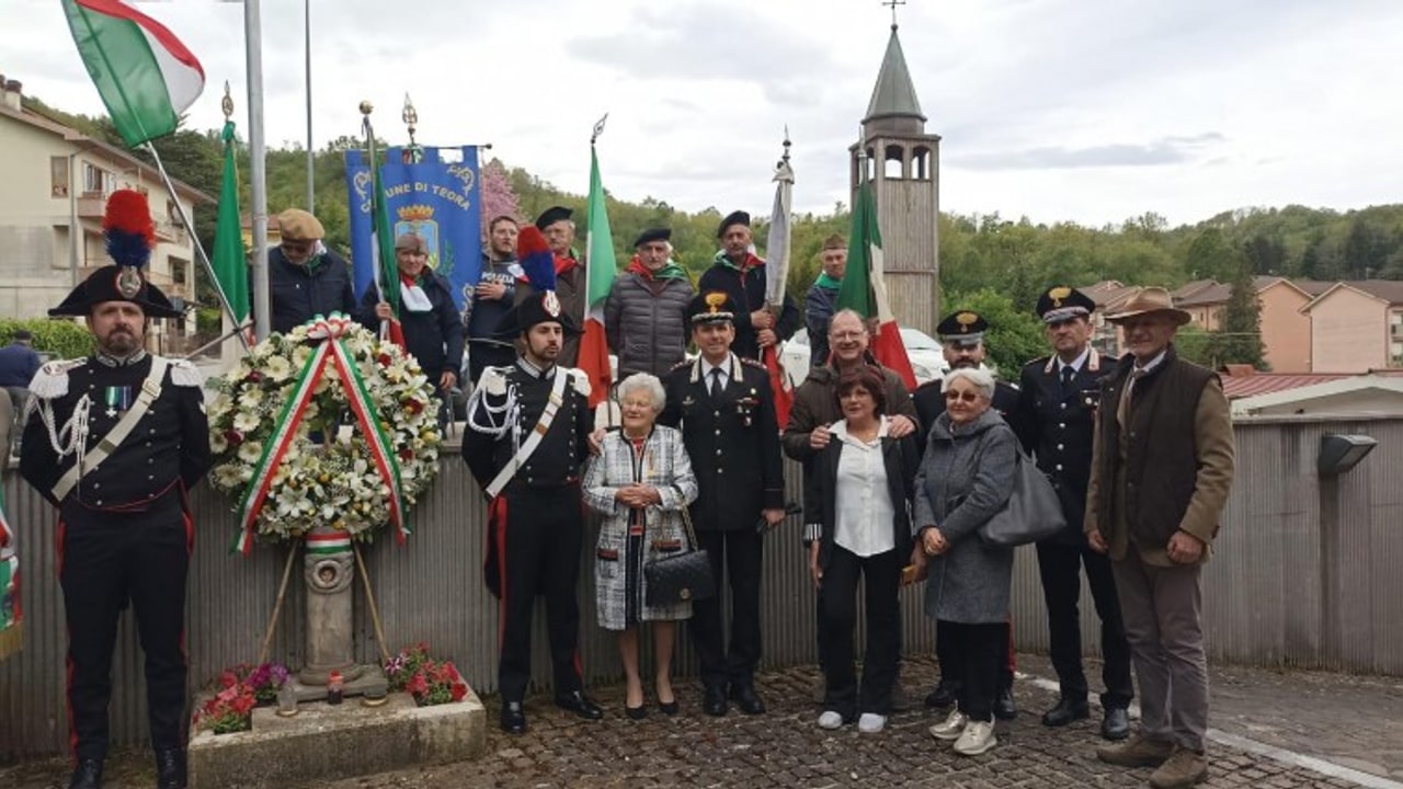 Teora, cerimonia commemorativa per il Carabiniere Giuseppe Migliore nell’80° anniversario del gesto eroico