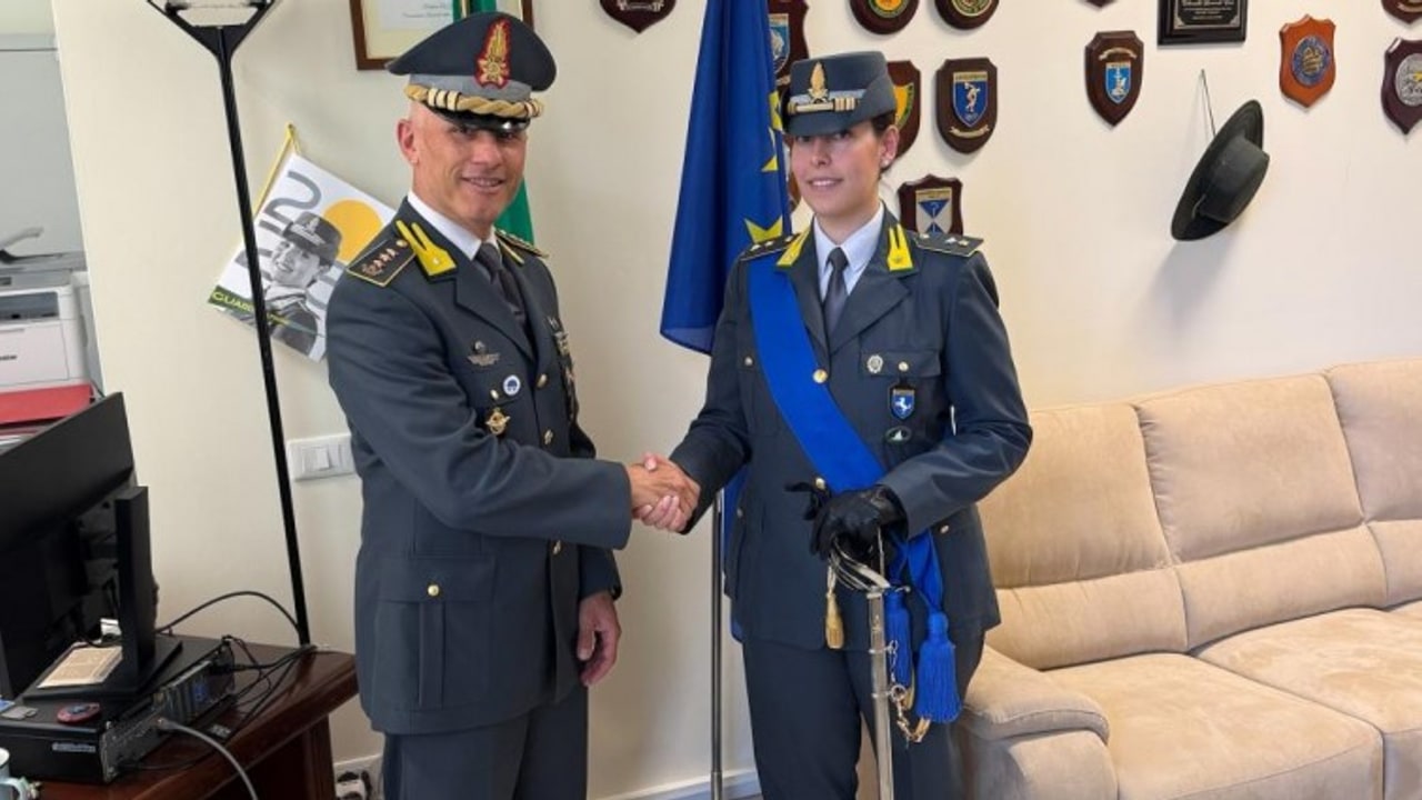 Guardia di Finanza Avellino, il tenente Antonietta D'Appollonio prossimo comandante del Nucleo Operativo