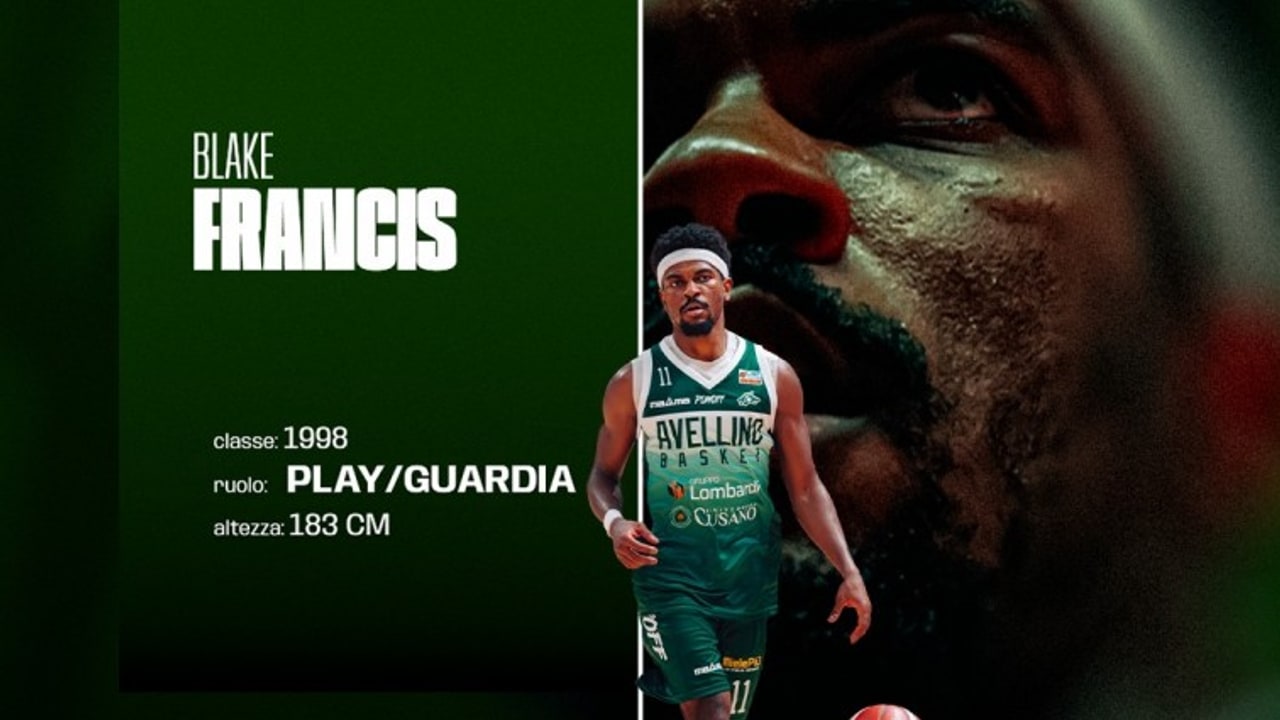 Adesso è ufficiale: l'Halley Campania Avellino Basket riabbraccia Francis