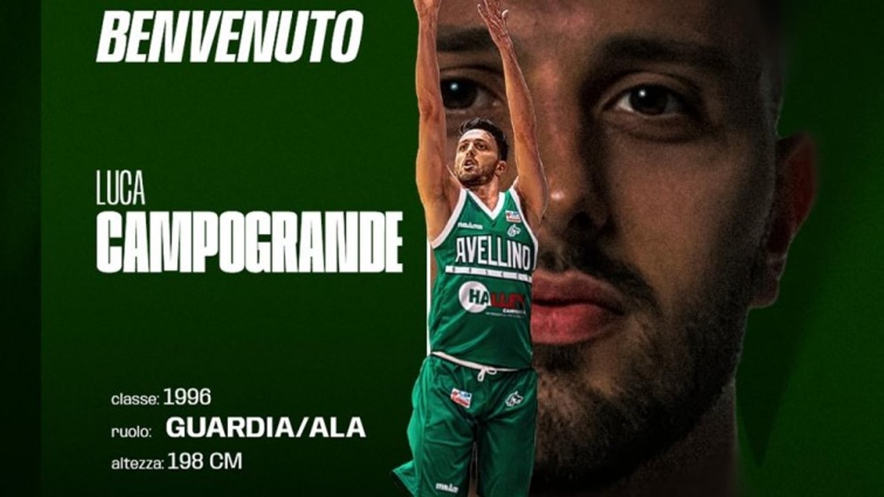 L'Halley Campania Avellino Basket abbraccia Campogrande