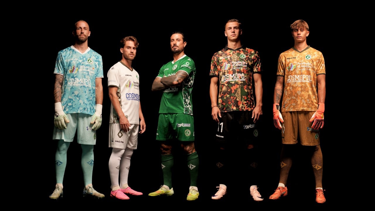 Avellino, ecco gli sponsor del kit gara 2026/2027