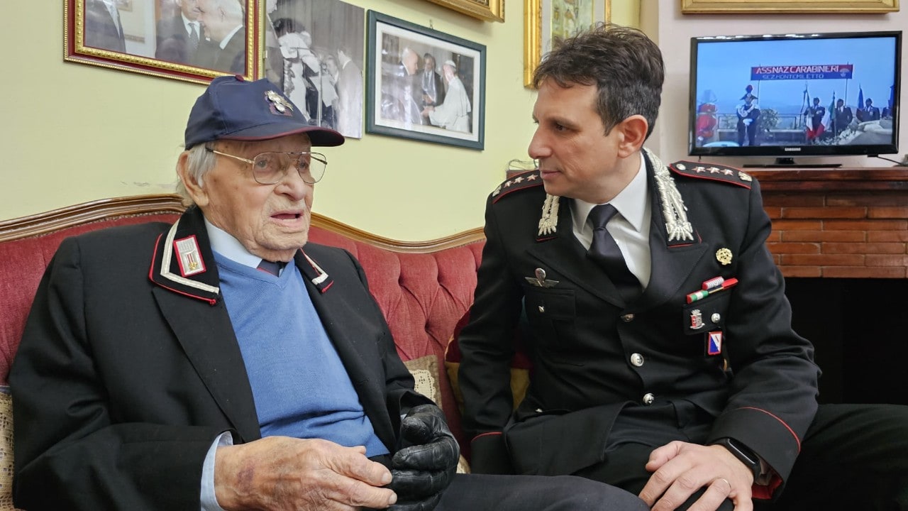 Addio a Pietro Sordillo, il Carabiniere che aveva compiuto 102 anni