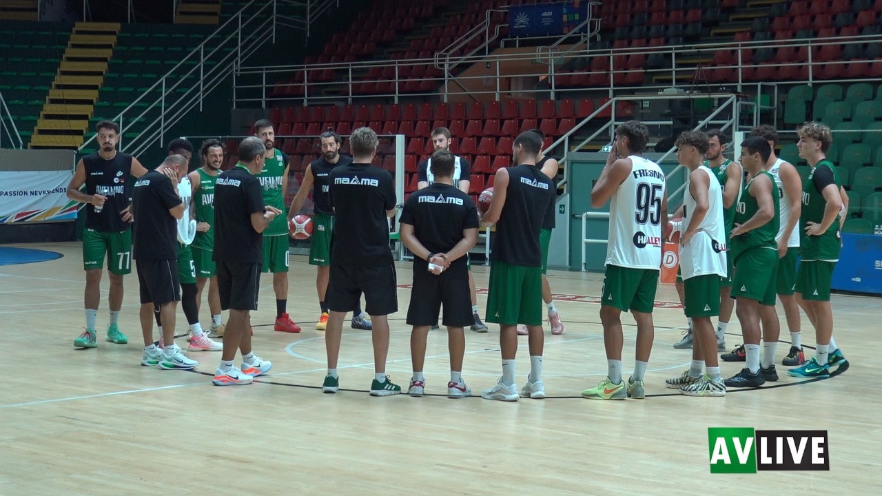Halley Campania Avellino Basket, prima giornata di allenamenti al PalaDelMauro
