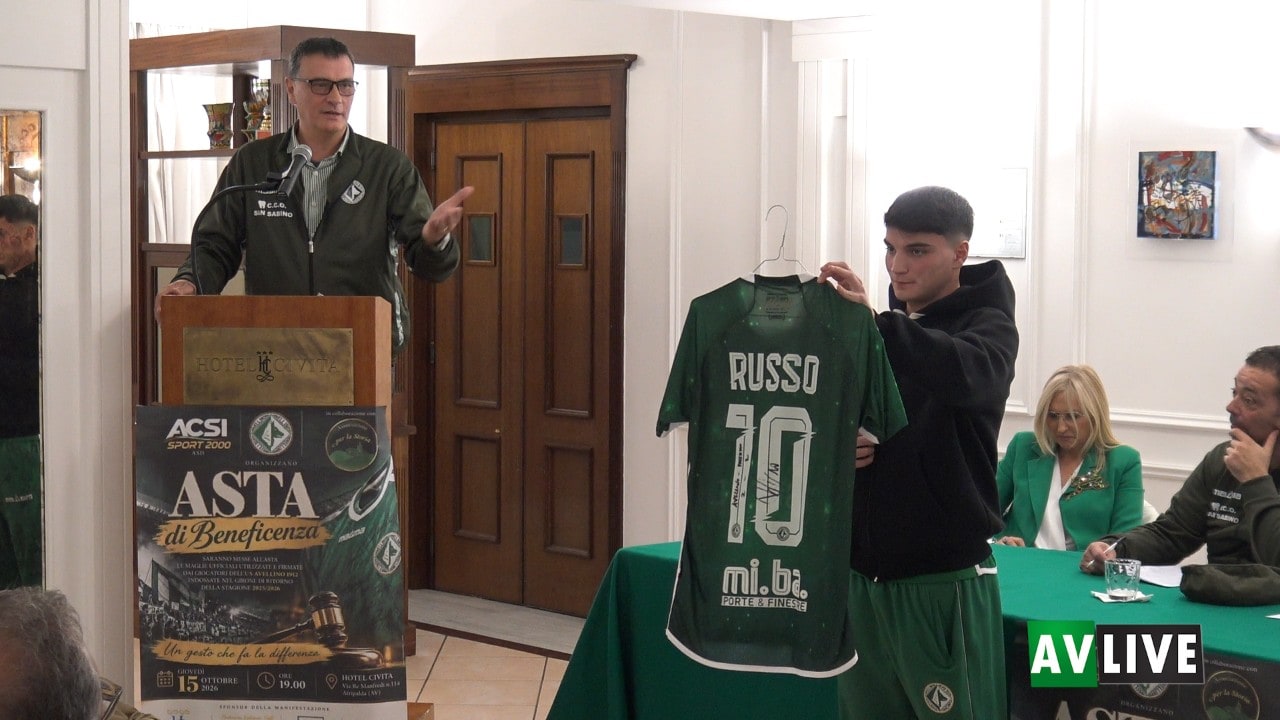 U.S. Avellino, ad Atripalda all'asta 19 maglie della passata stagione