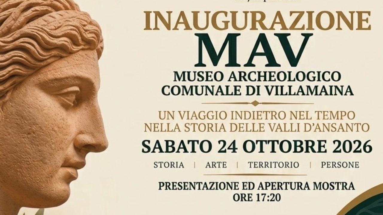 Villamaina, si inaugurano il MAV - Museo Archeologico Comunale e la mostra “Le valli e la Dea”