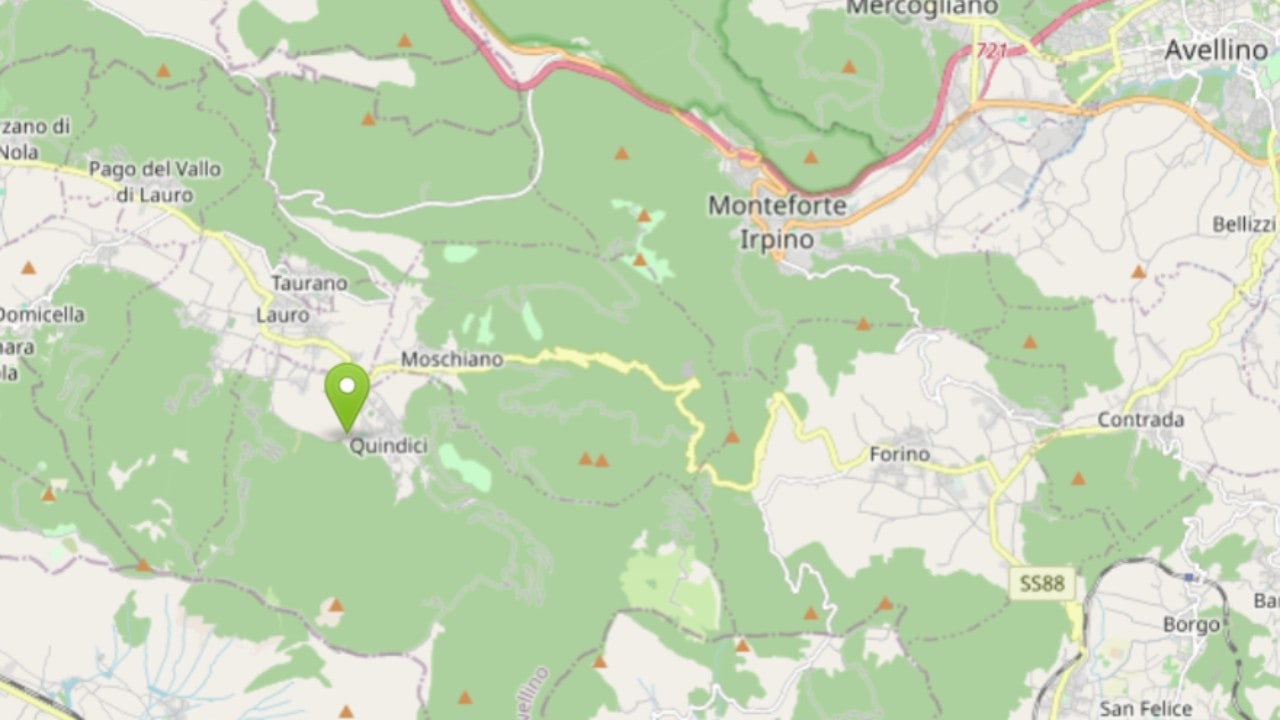 Lieve scossa di terremoto a Quindici: magnitudo 2.2 all'alba