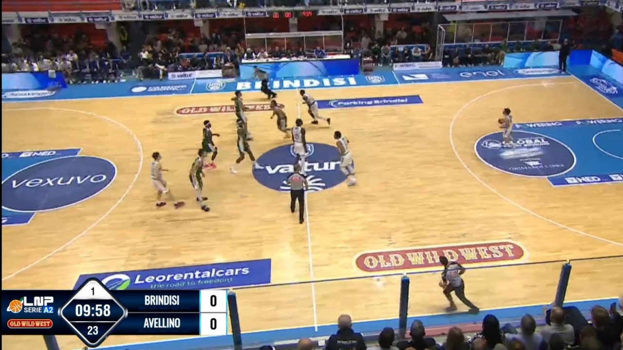 Valtur Brindisi-Halley Campania Avellino Basket 83-70, gli highlights
